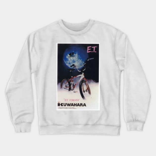 ET BMX Crewneck Sweatshirt by retromegahero